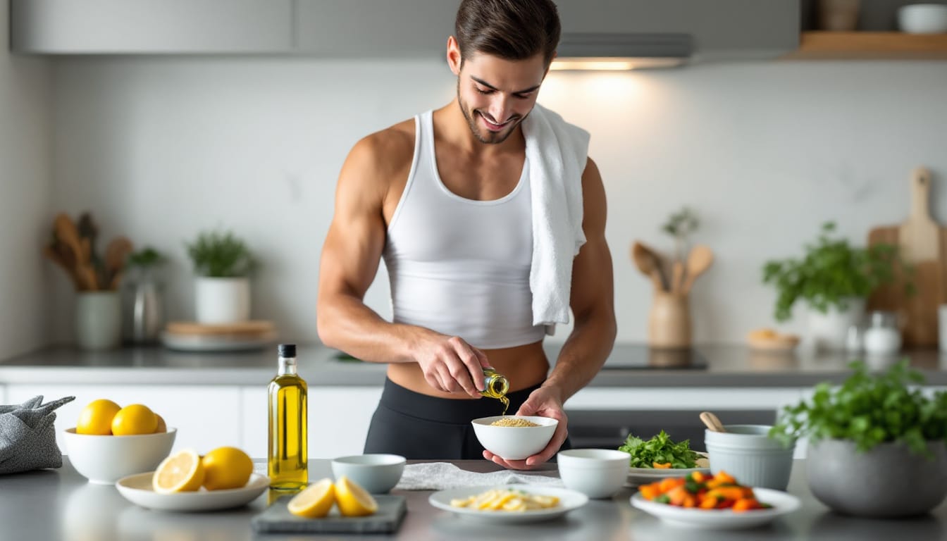 découvrez comment l'huile d'olive peut améliorer vos performances sportives grâce à ses bienfaits nutritionnels. apprenez les avantages de cet aliment sur la récupération musculaire, l'énergie et la santé globale des athlètes.