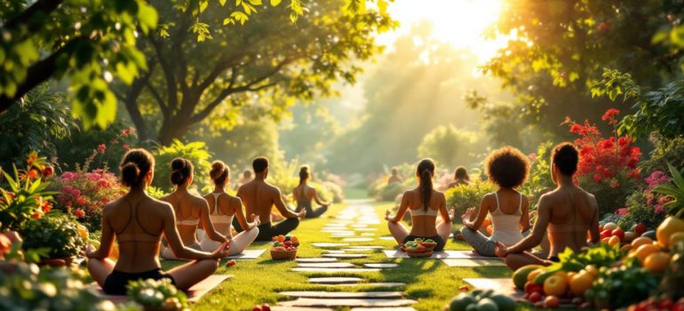 découvrez comment adapter votre alimentation pour optimiser votre pratique du yoga. explorez les meilleures pratiques nutritionnelles, des conseils sur les aliments énergétiques et des recettes équilibrées pour harmoniser corps et esprit.